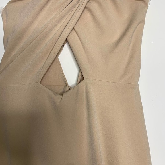 Nookie Disco Dolls Nude Maxi Dress Sz Medium - Picture 6 of 11